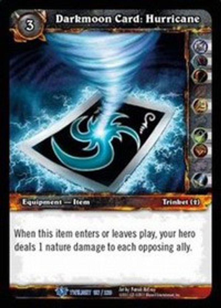 Darkmoon Card: Hurricane, Standard, front