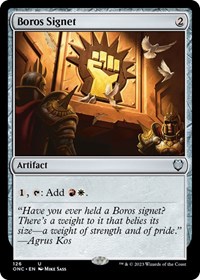 Boros Signet, Commander: Phyrexia: All Will Be One