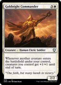 Goldnight Commander, Commander: Phyrexia: All Will Be One