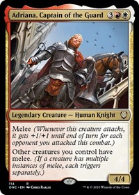 Adriana, Captain of the Guard, Commander: Phyrexia: All Will Be One