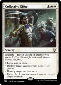 Collective Effort, Commander: Phyrexia: All Will Be One