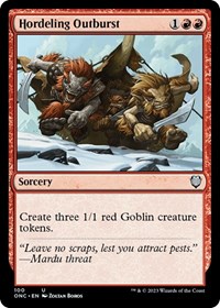 Hordeling Outburst, Commander: Phyrexia: All Will Be One