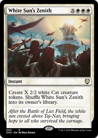 White Sun's Zenith, Commander: Phyrexia: All Will Be One