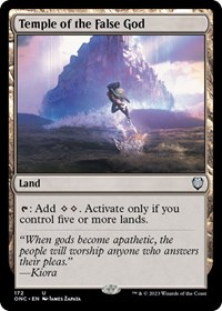 Temple of the False God, Commander: Phyrexia: All Will Be One