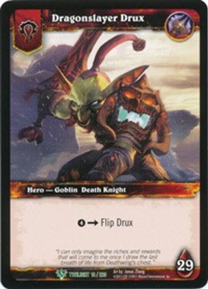 Dragonslayer Drux, Standard, front