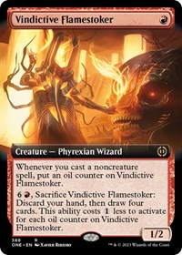 Vindictive Flamestoker (Extended Art), Phyrexia: All Will Be One