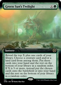 Green Sun's Twilight (Extended Art), Phyrexia: All Will Be One