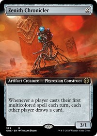 Zenith Chronicler (Extended Art), Phyrexia: All Will Be One