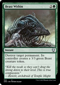 Beast Within, Commander: Phyrexia: All Will Be One