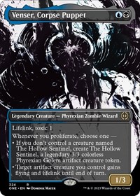 Venser, Corpse Puppet (Showcase), Phyrexia: All Will Be One