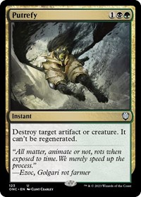 Putrefy, Commander: Phyrexia: All Will Be One