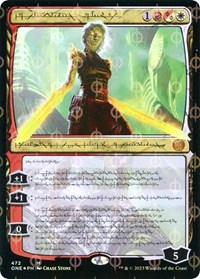 Nahiri, the Unforgiving (Phyrexian) (Step-and-Compleat Foil), Phyrexia: All Will Be One