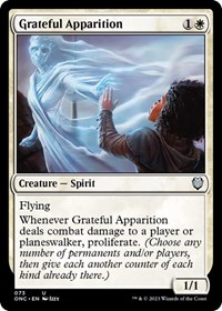 Grateful Apparition, Commander: Phyrexia: All Will Be One