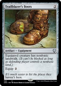 Trailblazer's Boots, Commander: Phyrexia: All Will Be One