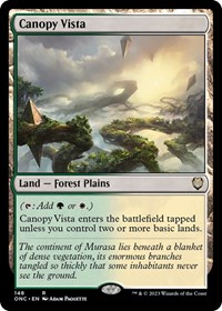 Canopy Vista, Commander: Phyrexia: All Will Be One