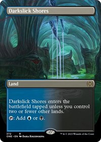 Darkslick Shores (Borderless), Phyrexia: All Will Be One
