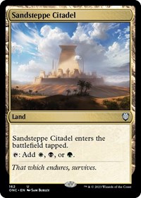 Sandsteppe Citadel, Commander: Phyrexia: All Will Be One