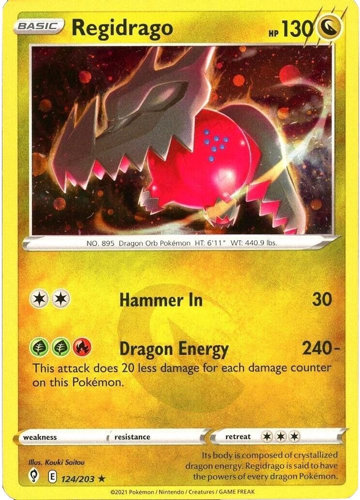 Regidrago - 124/203 (Cosmos Holo)