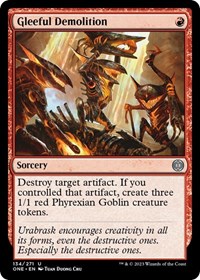 Gleeful Demolition, Phyrexia: All Will Be One