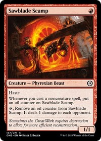 Sawblade Scamp, Phyrexia: All Will Be One