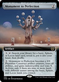 Monument to Perfection (Extended Art), Phyrexia: All Will Be One