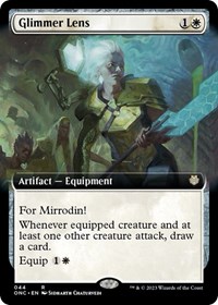 Glimmer Lens (Extended Art), Commander: Phyrexia: All Will Be One