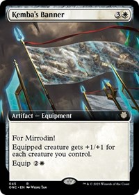 Kemba's Banner (Extended Art), Commander: Phyrexia: All Will Be One