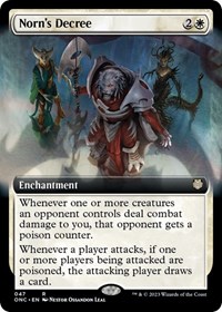 Norn's Decree (Extended Art), Commander: Phyrexia: All Will Be One