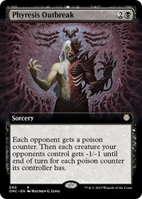 Phyresis Outbreak (Extended Art), Commander: Phyrexia: All Will Be One