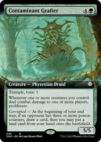 Contaminant Grafter (Extended Art), Commander: Phyrexia: All Will Be One