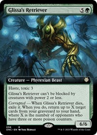 Glissa's Retriever (Extended Art), Commander: Phyrexia: All Will Be One