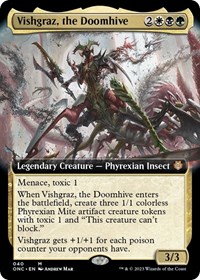 Vishgraz, the Doomhive (Extended Art), Commander: Phyrexia: All Will Be One