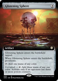 Glistening Sphere (Extended Art), Commander: Phyrexia: All Will Be One