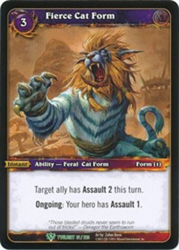 Fierce Cat Form, Standard, front