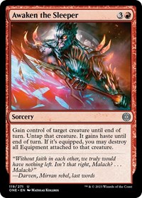 Awaken the Sleeper, Phyrexia: All Will Be One