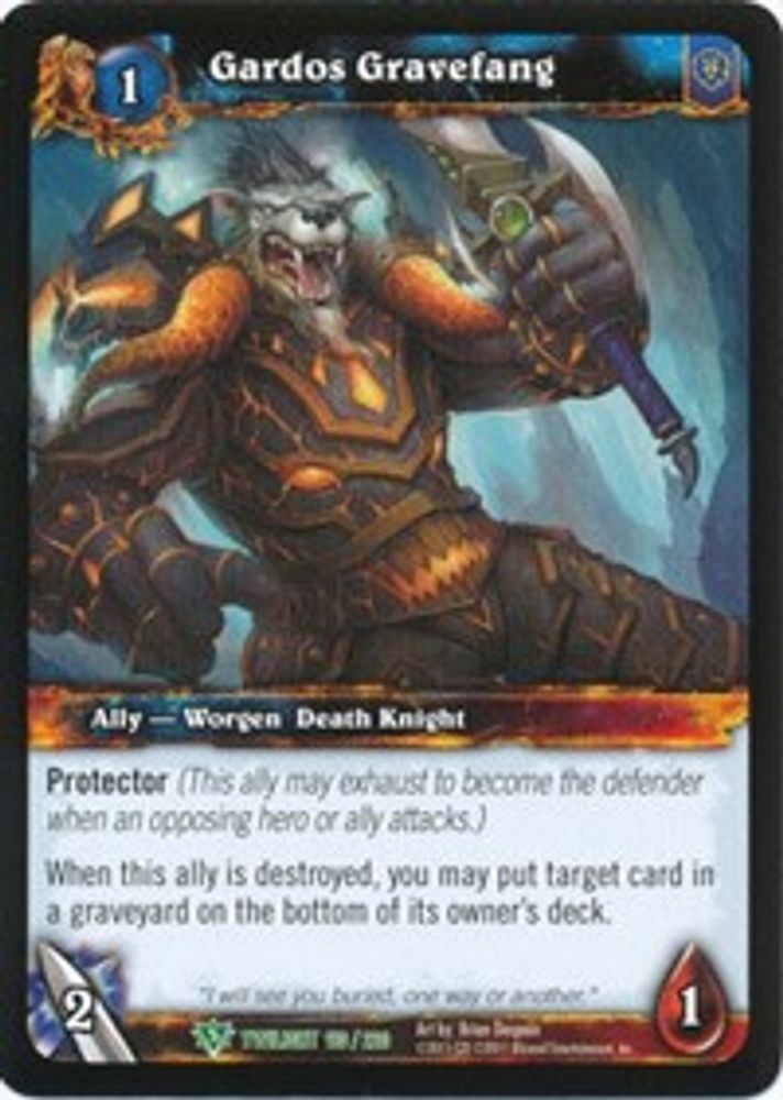 Gardos Gravefang, Standard, front