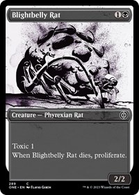 Blightbelly Rat (Showcase), Phyrexia: All Will Be One