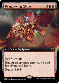 Dragonwing Glider (Extended Art), Phyrexia: All Will Be One