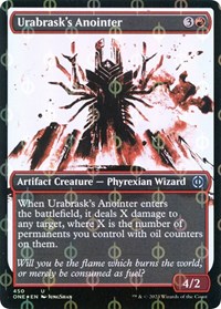 Urabrask's Anointer (Showcase) (Step-and-Compleat Foil), Phyrexia: All Will Be One