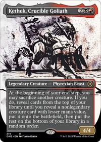 Kethek, Crucible Goliath (Showcase), Phyrexia: All Will Be One