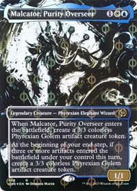 Malcator, Purity Overseer (Showcase) (Step-and-Compleat Foil), Phyrexia: All Will Be One