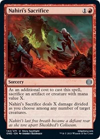 Nahiri's Sacrifice, Phyrexia: All Will Be One