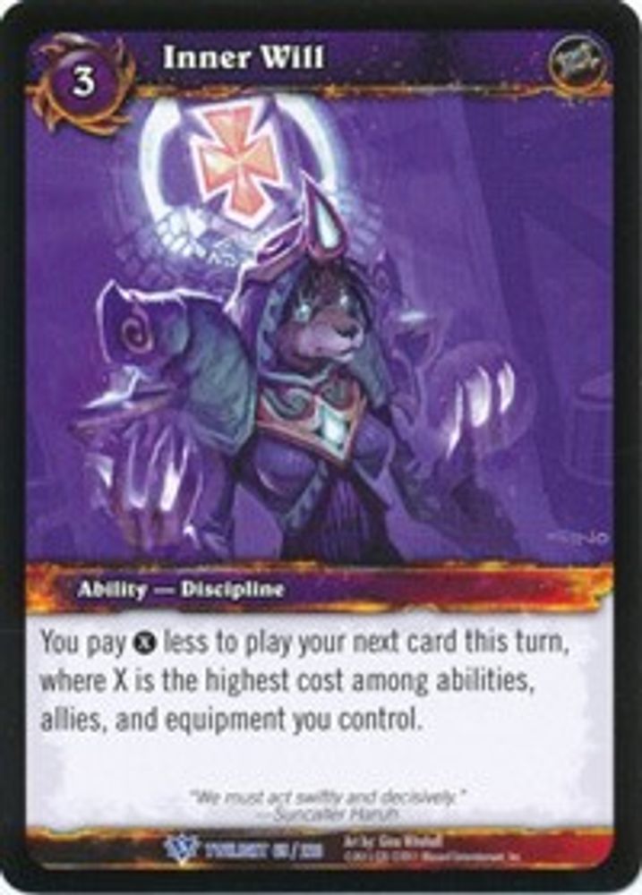Inner Will, Standard, front