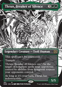 Thrun, Breaker of Silence (Borderless), Phyrexia: All Will Be One