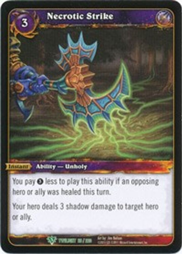Necrotic Strike, Standard, front