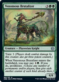 Venomous Brutalizer, Phyrexia: All Will Be One