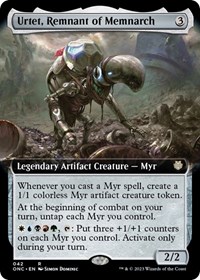Urtet, Remnant of Memnarch (Extended Art), Commander: Phyrexia: All Will Be One