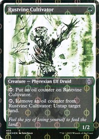 Rustvine Cultivator (Showcase) (Step-and-Compleat Foil), Phyrexia: All Will Be One