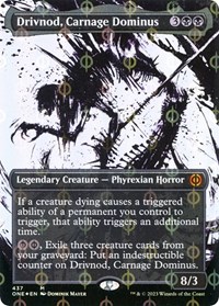 Drivnod, Carnage Dominus (Showcase) (Step-and-Compleat Foil), Phyrexia: All Will Be One