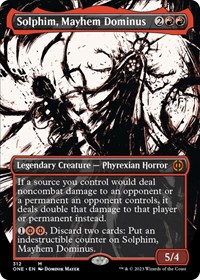 Solphim, Mayhem Dominus (Showcase), Phyrexia: All Will Be One